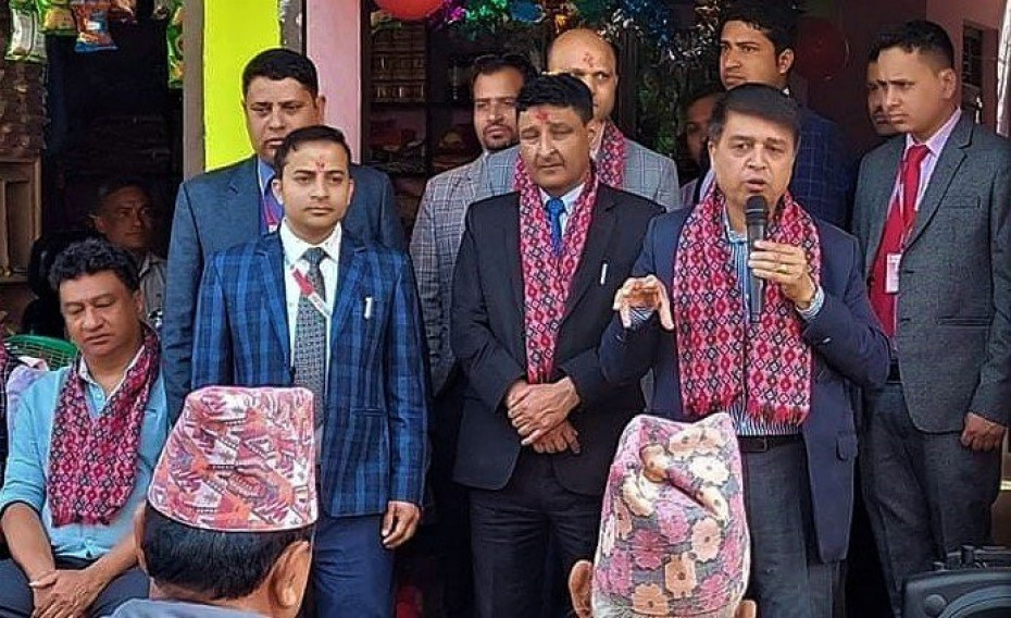बागलुङको नारायणस्थालमा ग्लोबल आइएमई बैंकको शाखा विस्तार