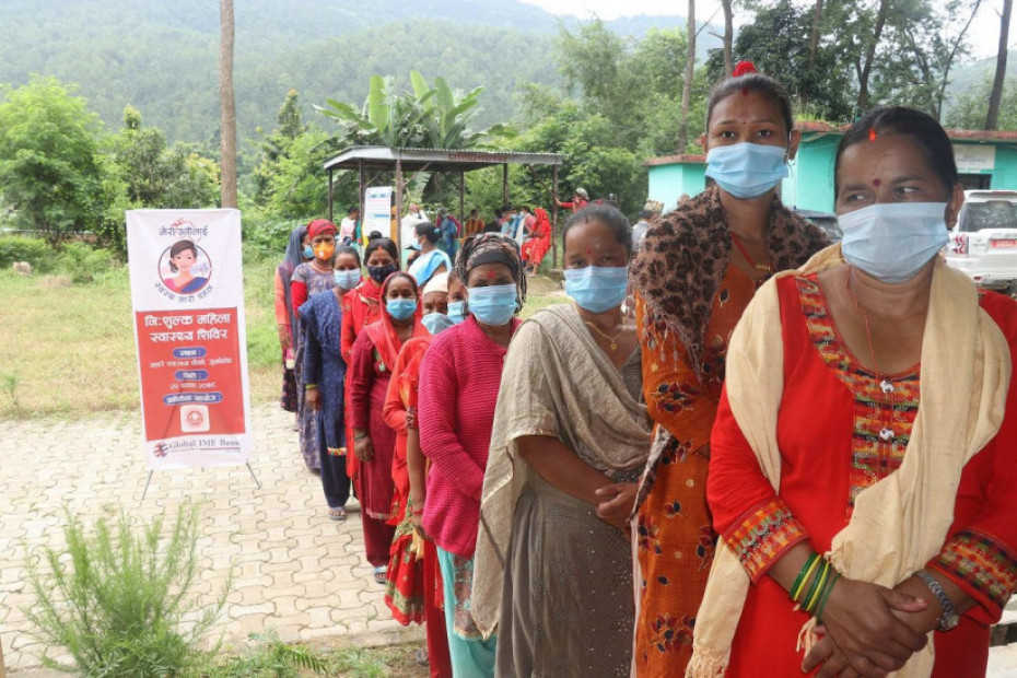 ग्लोबल आइएमई बैंकद्वारा मेरी उनीलाई स्वस्थ नारी पहल अभियान सञ्चालन