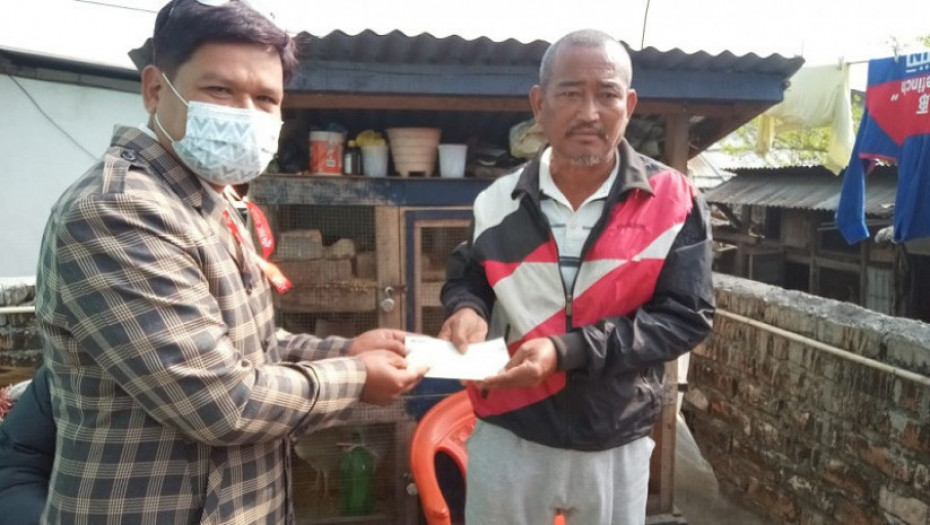 एनआईसी एशिया लघुवित्तद्वारा बीमा दाबी रकम हस्तान्तरण