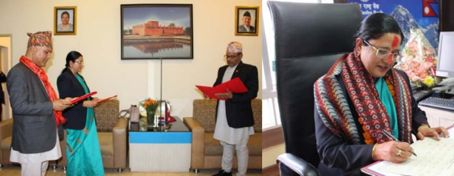 नवनियुक्त डेपुटी गभर्नरहरुद्वारा शपथ ग्रहण तथा पदबहाली